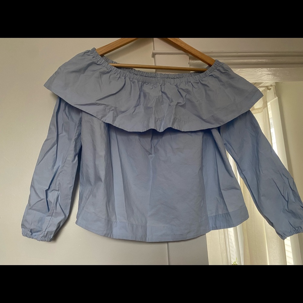 Wilfred Strapless Blue farmers Blouse